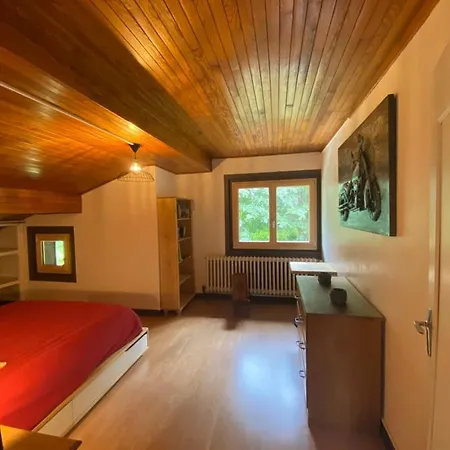 Appartement Mansardé Dans Maison Avec Jardin En Bord De Piste, Vue Montagne